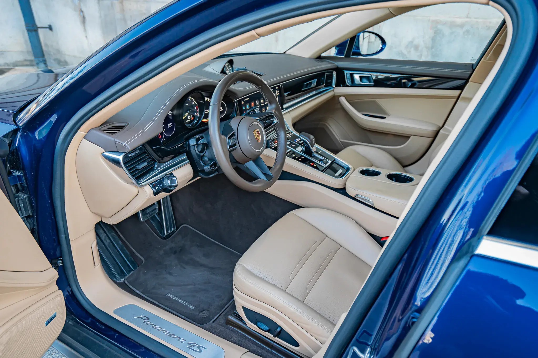 Porsche Panamera Sport Turismo 4S e-hybrid 560 Bleu Gentiane Métallisé Mecanicus Paris