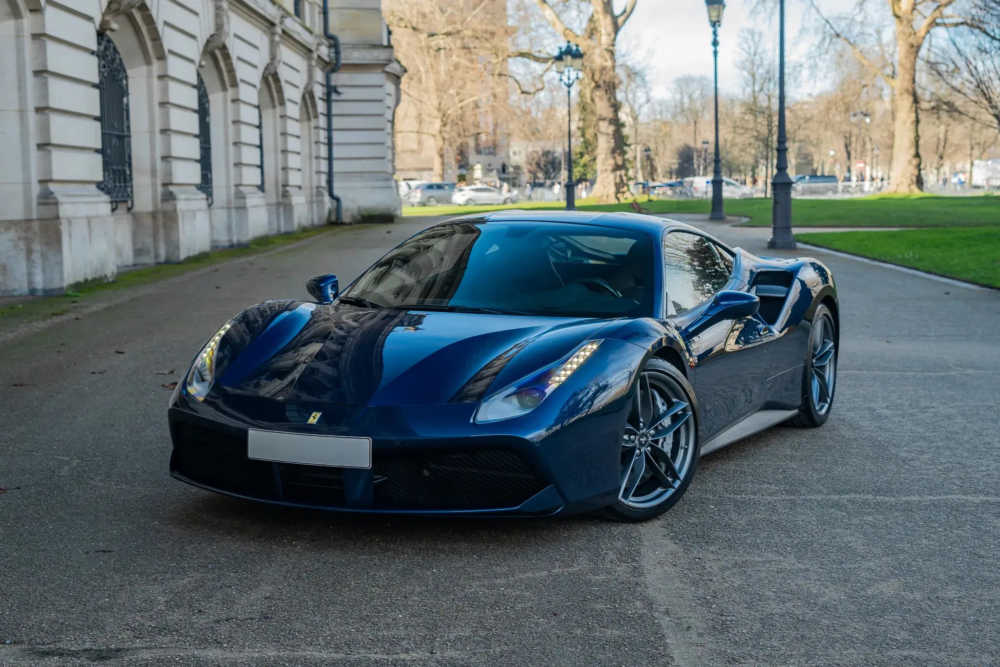 Ferrari 488 GTB Blu Swaters Mecanicus Paris