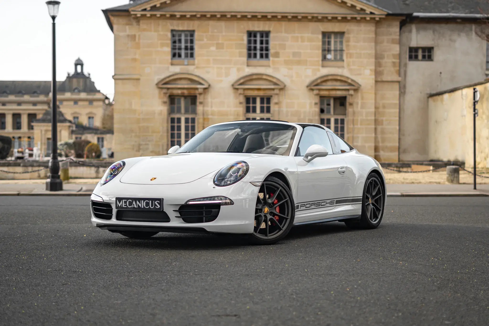 Porsche 911 991.1 Targa 4S Blanc Carrara Mecanicus Paris